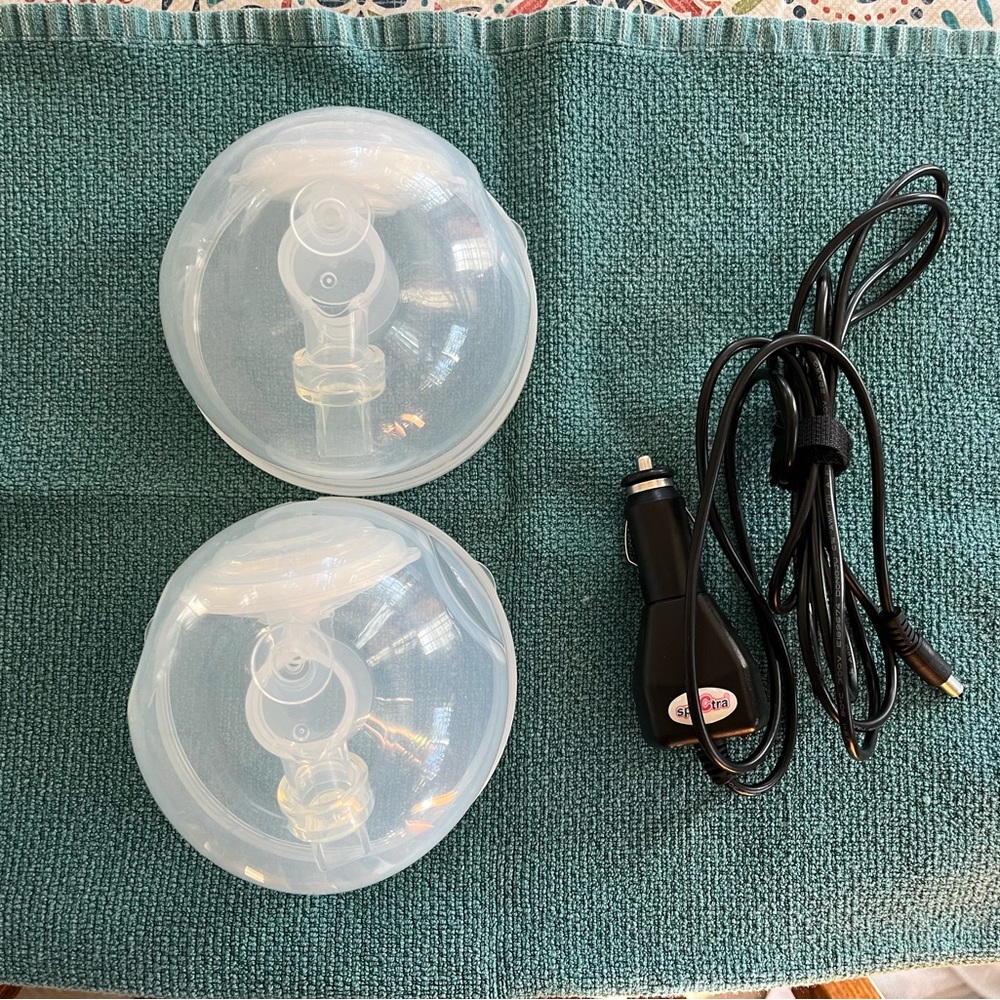 Spectra Breastpump Accessories - Cara Cups and Car Adapter